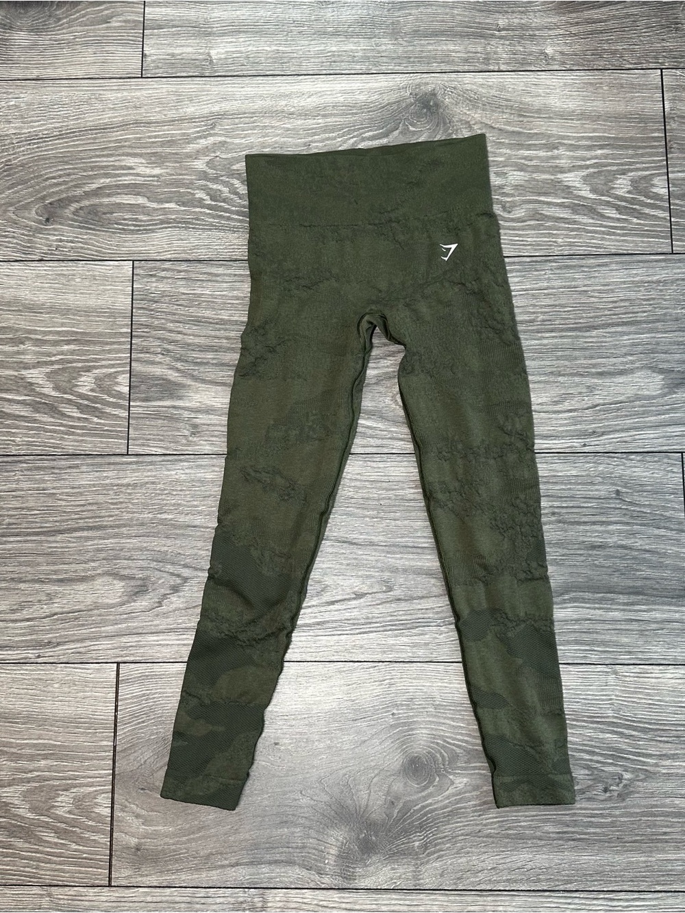 Gymshark Olive Green Seamless High-Waist Leggings